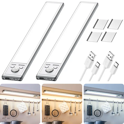 BrightEase Wireless Cabinet Lights (2-PCS)
