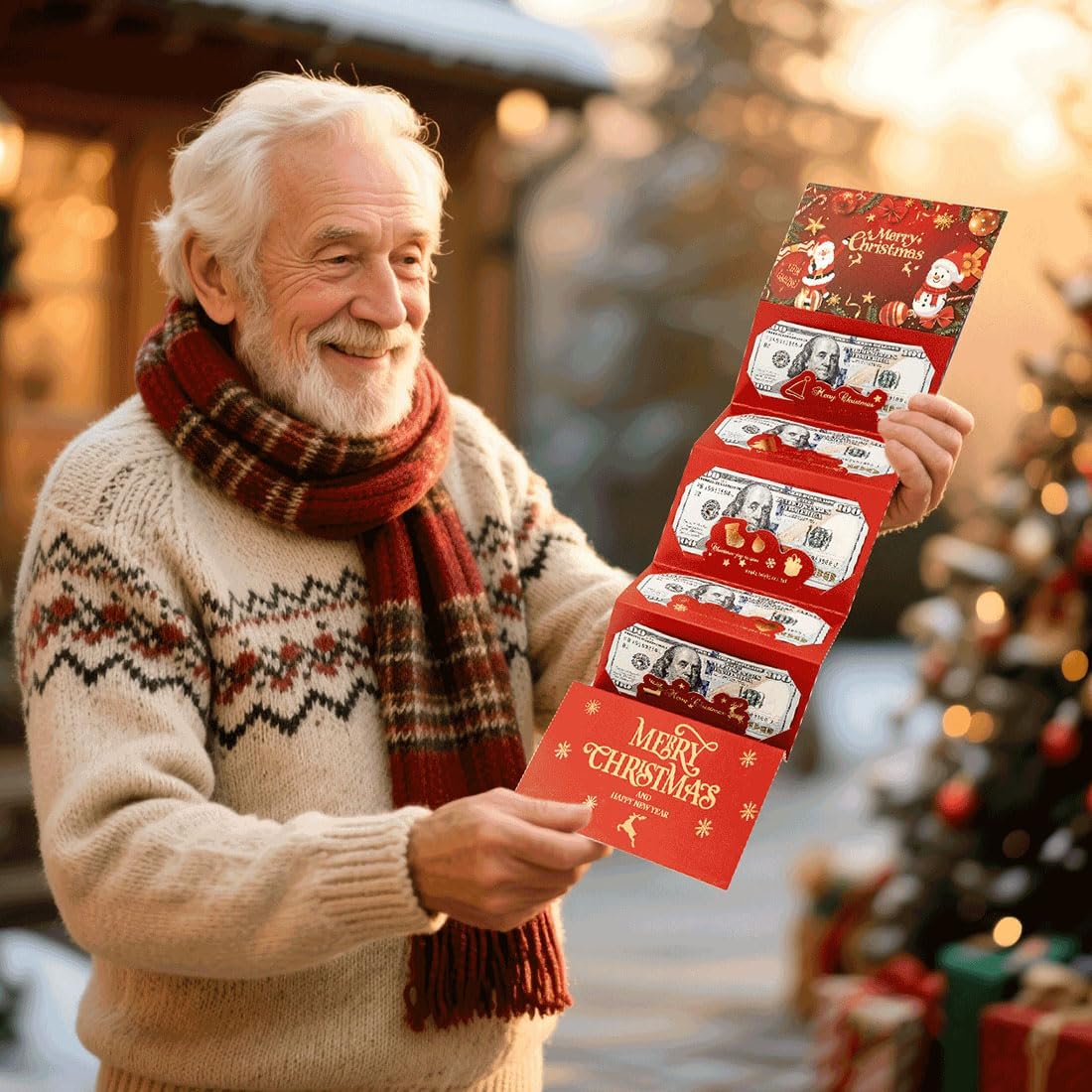 Festive Cash Envelopes Set