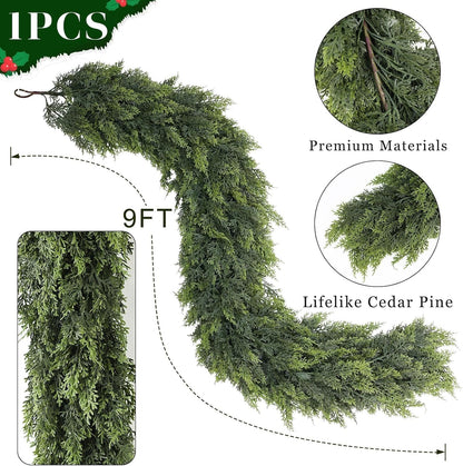 Evergreen Charm Cedar Garland