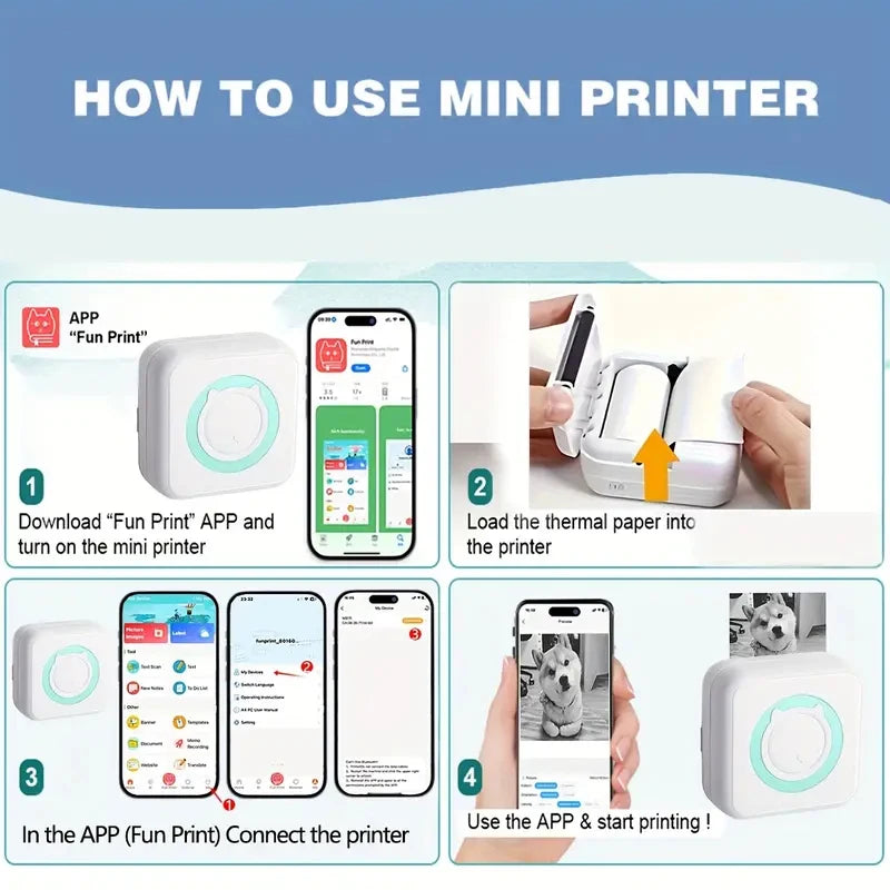Portable Mini Printer 2.0