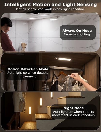 BrightEase Wireless Cabinet Lights (2-PCS)