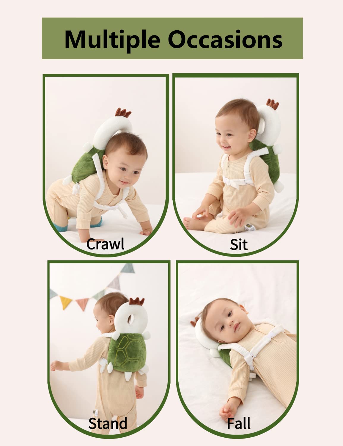 CuddleGuard Baby Head Protection Backpack