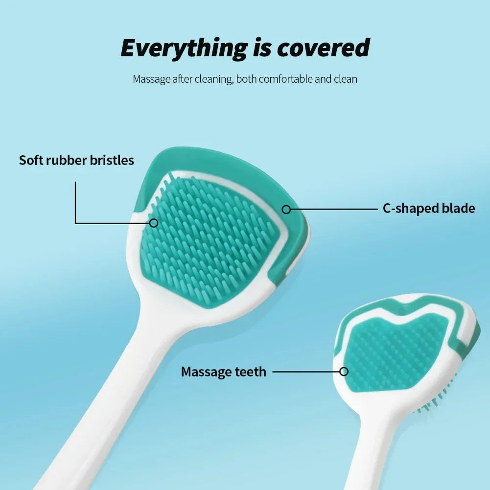Fresh Breath Silicone Tongue Brush