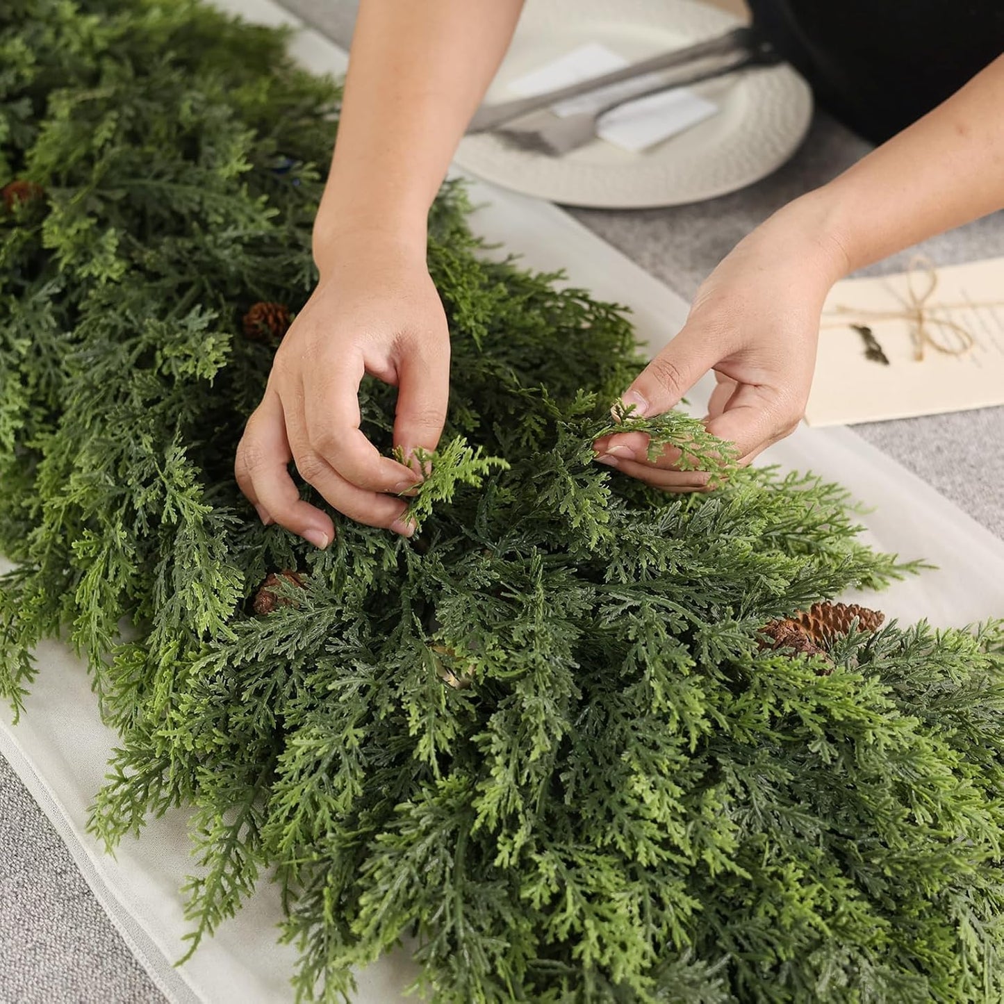 Evergreen Charm Cedar Garland